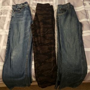 🚫sold🚫3 pair of EUC boys pants (10/12)